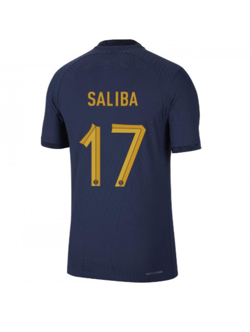 Frankreich William Saliba #17 Heimtrikot WM 2022 Kurzarm